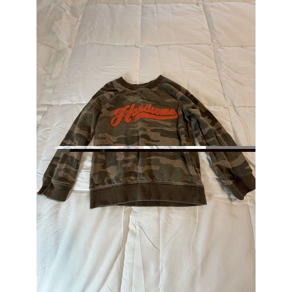 Carter’s Handsome Camouflage Pullover Sweater 4T